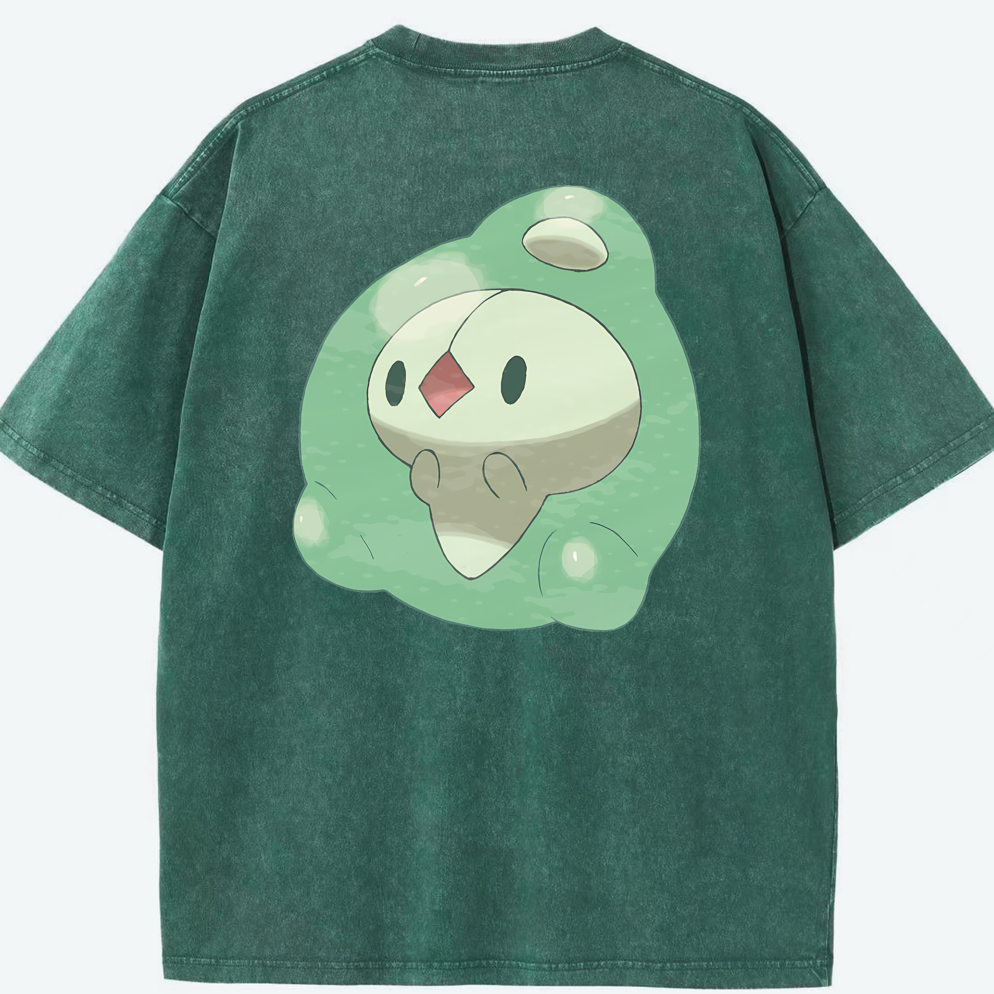 （画像用） ポケットモンスター Pokémon 綿100% ヴィンテージ風 半袖Tシャツ（背面プリント）